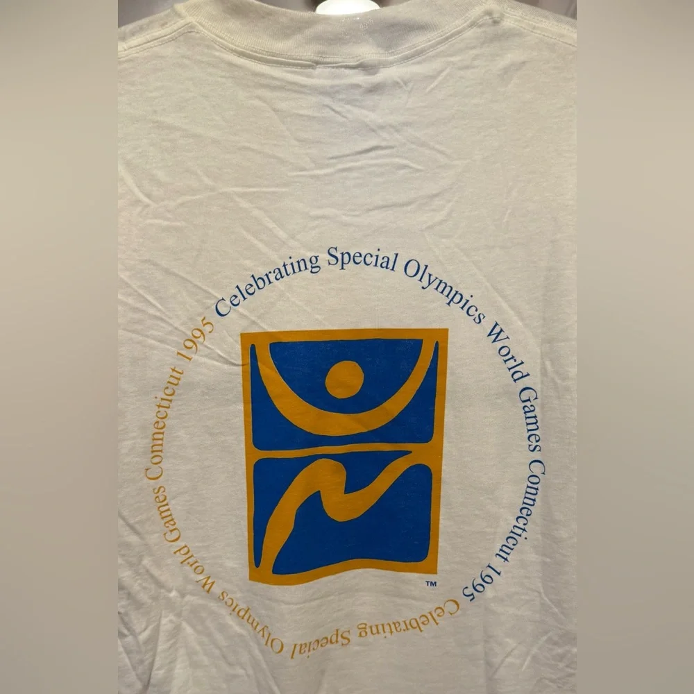 Vintage 90s Jerry J Garcia Artwear Special Olympics Grateful Dead T-Shirt Sz L - Picture 4 of 7